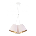 Duolla - Lustr na lanku TWIGGY 3xE27/40W/230V pr. 60 cm bílá