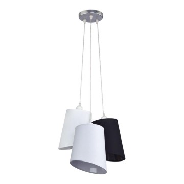 Duolla - Lustr na lanku VERONA 3xE27/40W/230V pr. 40 cm