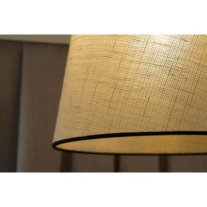 Duolla - Lustr na lanku YUTE 1xE27/15W/230V pr. 38 cm šedá/černá