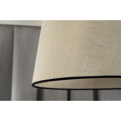 Duolla - Lustr na lanku YUTE 1xE27/15W/230V pr. 38 cm šedá/černá