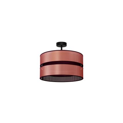 Duolla - Přisazený lustr COPPER SHINY 1xE27/15W/230V pr. 40 cm měděná/černá