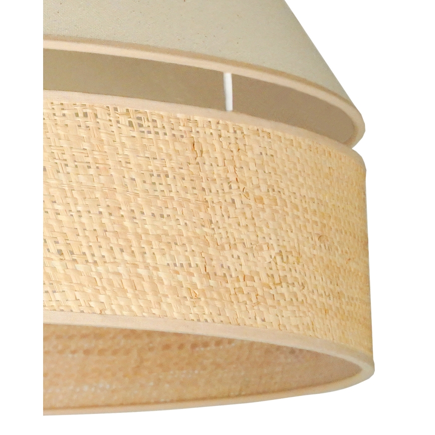 Duolla - Přisazený lustr YUTE AVIGNON 1xE27/15W/230V pr. 60 cm krémová/béžová