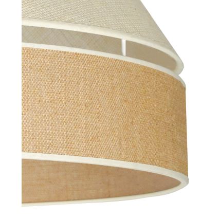 Duolla - Přisazený lustr YUTE AVIGNON 1xE27/15W/230V pr. 60 cm šedá/hnědá
