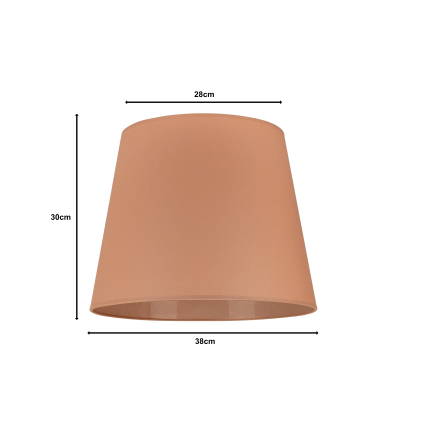 Duolla - Stínidlo k stojací lampě CLASSIC L E27 pr. 38 cm hnědá