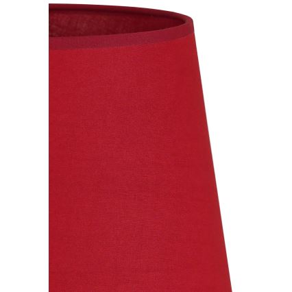 Duolla - Stínidlo k stolní lampě CLASSIC M E27 pr. 24 cm červená