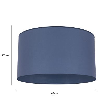 Duolla - Stínidlo univerzální ROLLER E27 pr. 40 cm modrá