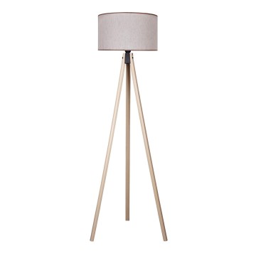 Duolla - Stojací lampa 1xE27/60W/230V pr. 44 cm béžová