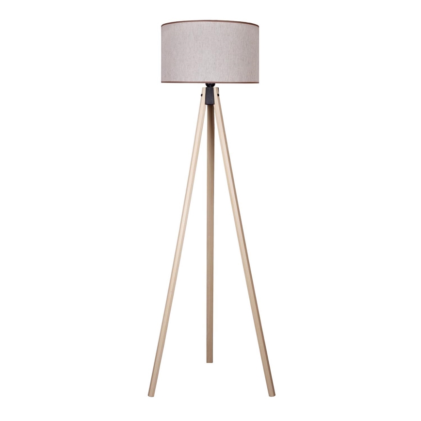 Duolla - Stojací lampa 1xE27/60W/230V pr. 44 cm béžová