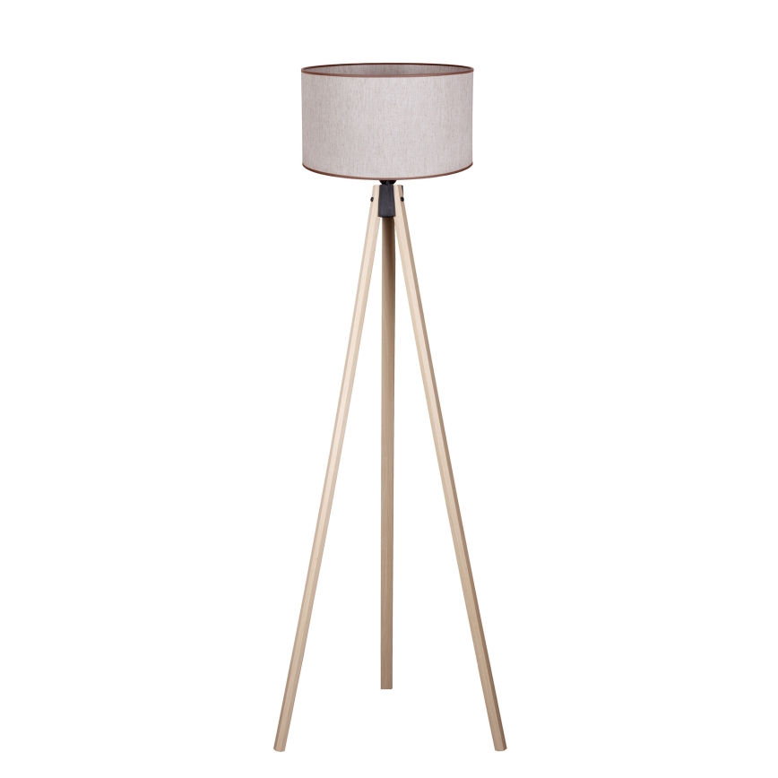 Duolla - Stojací lampa 1xE27/60W/230V pr. 44 cm béžová