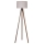 Duolla - Stojací lampa 1xE27/60W/230V pr. 44 cm béžová/wenge