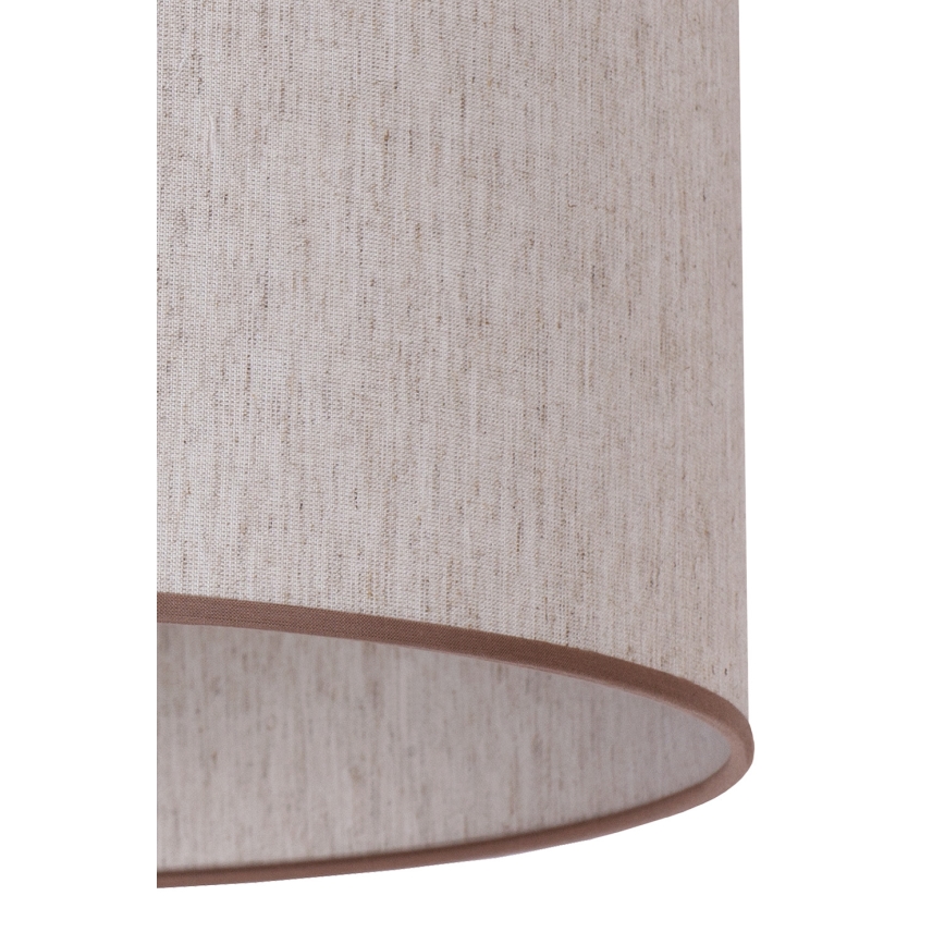 Duolla - Stojací lampa 1xE27/60W/230V pr. 44 cm béžová/wenge