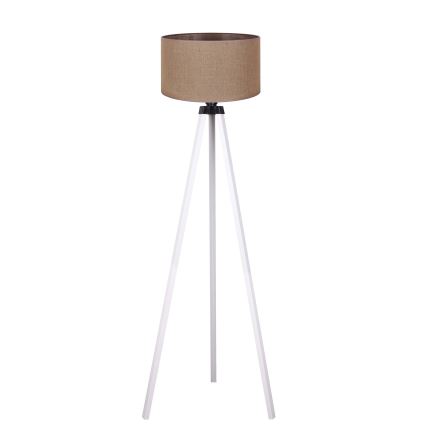 Duolla - Stojací lampa 1xE27/60W/230V pr. 44 cm hnědá/bílá