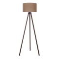 Duolla - Stojací lampa 1xE27/60W/230V pr. 44 cm hnědá