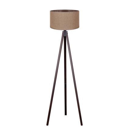 Duolla - Stojací lampa 1xE27/60W/230V pr. 44 cm hnědá/wenge