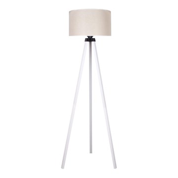 Duolla - Stojací lampa 1xE27/60W/230V pr. 44 cm krémová/bílá