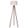 Duolla - Stojací lampa 1xE27/60W/230V pr. 44 cm krémová/wenge