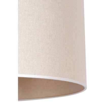 Duolla - Stojací lampa 1xE27/60W/230V pr. 44 cm krémová/wenge