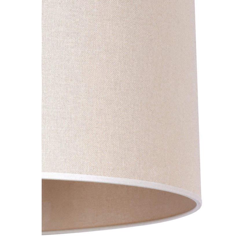Duolla - Stojací lampa 1xE27/60W/230V pr. 44 cm krémová/wenge