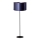 Duolla - Stojací lampa CANNES 1xE27/15W/230V pr. 45 cm fialová/stříbrná/černá