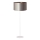 Duolla - Stojací lampa CANNES 1xE27/15W/230V pr. 45 cm stříbrná/měděná/bílá