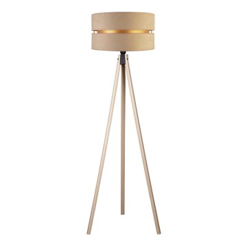 Duolla - Stojací lampa DUO 1xE27/60W/230V pr. 44 cm béžová