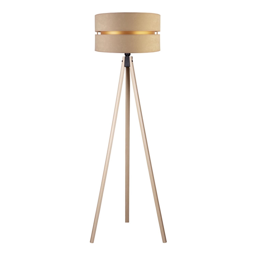 Duolla - Stojací lampa DUO 1xE27/60W/230V pr. 44 cm béžová