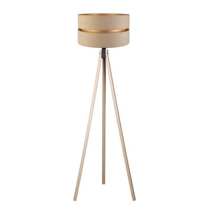 Duolla - Stojací lampa DUO 1xE27/60W/230V pr. 44 cm béžová