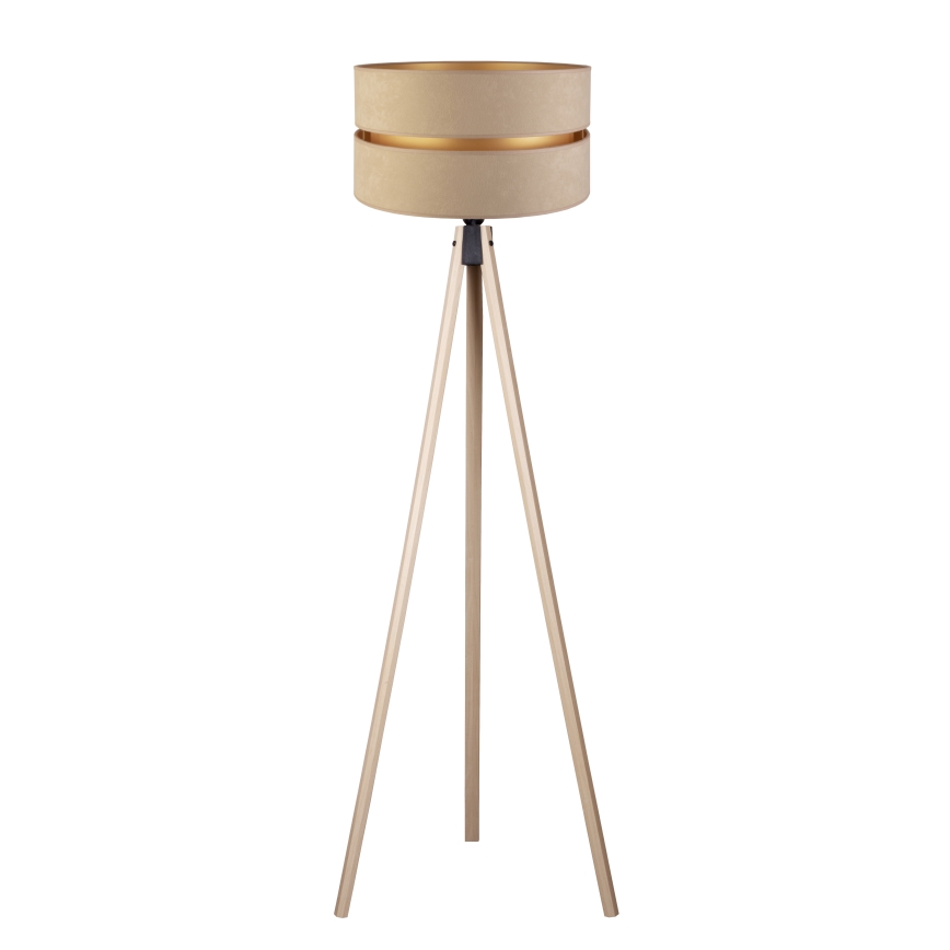 Duolla - Stojací lampa DUO 1xE27/60W/230V pr. 44 cm béžová