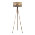Duolla - Stojací lampa DUO 1xE27/60W/230V pr. 44 cm béžová/šedá/béžová