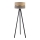 Duolla - Stojací lampa DUO 1xE27/60W/230V pr. 44 cm béžová/šedá/wenge