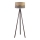 Duolla - Stojací lampa DUO 1xE27/60W/230V pr. 44 cm béžová/šedá/wenge