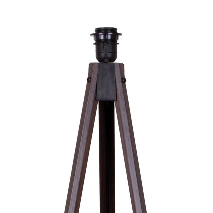 Duolla - Stojací lampa DUO 1xE27/60W/230V pr. 44 cm béžová/šedá/wenge