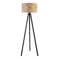 Duolla - Stojací lampa DUO 1xE27/60W/230V pr. 44 cm béžová/wenge