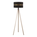 Duolla - Stojací lampa DUO 1xE27/60W/230V pr. 44 cm černá/béžová