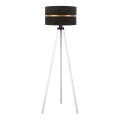 Duolla - Stojací lampa DUO 1xE27/60W/230V pr. 44 cm černá/bílá