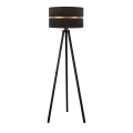 Duolla - Stojací lampa DUO 1xE27/60W/230V pr. 44 cm černá/wenge
