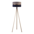 Duolla - Stojací lampa DUO 1xE27/60W/230V pr. 44 cm šedá/modrá/béžová