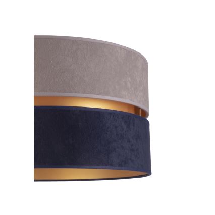 Duolla - Stojací lampa DUO 1xE27/60W/230V pr. 44 cm šedá/modrá/béžová