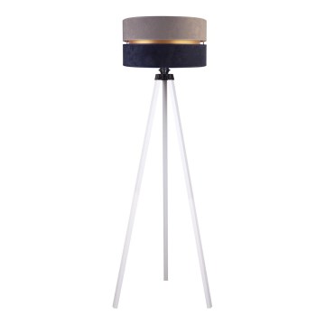 Duolla - Stojací lampa DUO 1xE27/60W/230V pr. 44 cm šedá/modrá/bílá