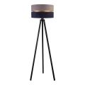 Duolla - Stojací lampa DUO 1xE27/60W/230V pr. 44 cm šedá/modrá/wenge
