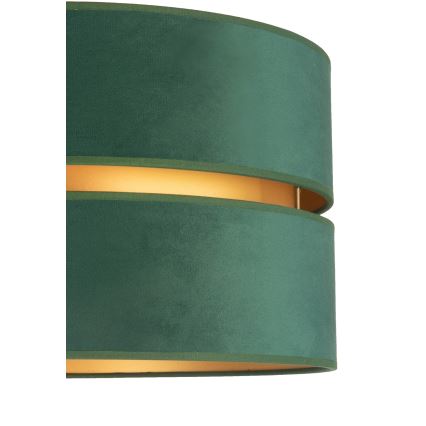 Duolla - Stojací lampa DUO 1xE27/60W/230V pr. 44 cm zelená/hnědá