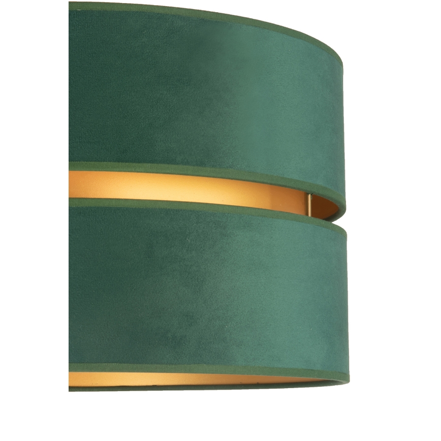 Duolla - Stojací lampa DUO 1xE27/60W/230V pr. 44 cm zelená/hnědá