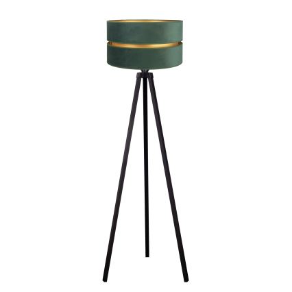 Duolla - Stojací lampa DUO 1xE27/60W/230V pr. 44 cm zelená/wenge