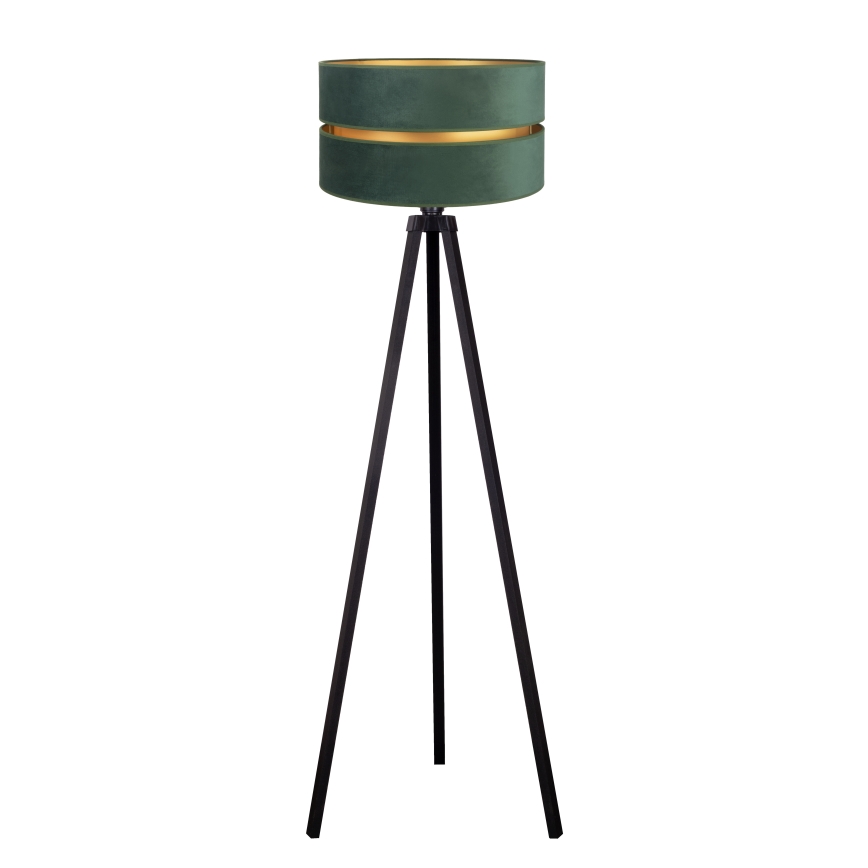 Duolla - Stojací lampa DUO 1xE27/60W/230V pr. 44 cm zelená/wenge