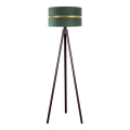 Duolla - Stojací lampa DUO 1xE27/60W/230V pr. 44 cm zelená/wenge