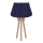 Duolla - Stolní lampa BOUCLE 1xE27/15W/230V pr. 28 cm modrá/dřevo