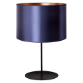 Duolla - Stolní lampa CANNES 1xE14/15W/230V 20 cm modrá/měděná/černá