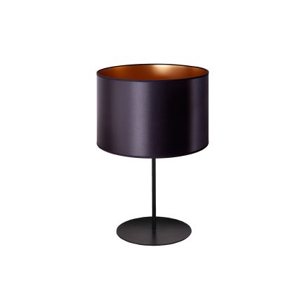 Duolla - Stolní lampa CANNES 1xE14/15W/230V pr. 20 cm černá/měděná