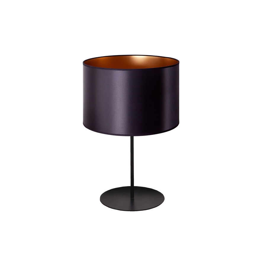 Duolla - Stolní lampa CANNES 1xE14/15W/230V pr. 20 cm černá/měděná