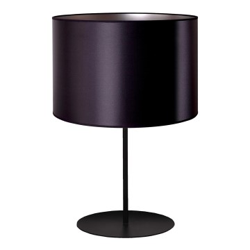 Duolla - Stolní lampa CANNES 1xE14/15W/230V pr. 20 cm černá/stříbrná